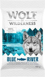Produktbild von Wolf of Wilderness Blue River Hundefutter Adult Lachs getreidefrei 100g