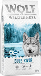 Produktbild von Wolf of Wilderness Blue River Hundefutter Adult Lachs Getreidefrei 12 kg