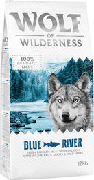 Produktbild von Wolf of Wilderness Blue River Hundefutter Adult Lachs getreidefrei 2 x 12 kg - 12 kg
