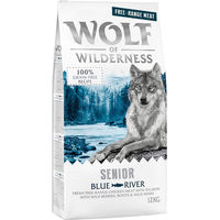 Produktbild von Wolf of Wilderness Blue River Hundefutter Senior Huhn und Lachs getreidefrei 12 kg - 12 kg