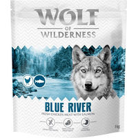 Produktbild von Wolf of Wilderness Blue River Hundetrockenfutter Adult Lachs Getreidefrei 1 kg