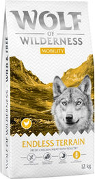 Produktbild von Wolf of Wilderness Explore The Endless Terrain Mobility Hundefutter Huhn getreidefrei 12 kg