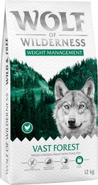 Produktbild von Wolf of Wilderness Explore The Vast Forests Weight Management Hundefutter Huhn getreidefrei 12 kg