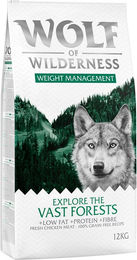 Produktbild von Wolf of Wilderness Explore The Vast Forests Weight Management Hundefutter Huhn getreidefrei 2 x 12 kg - 2 x 12 kg