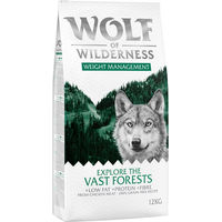 Produktbild von Wolf of Wilderness Explore The Vast Forests Weight Management Hundefutter Huhn getreidefrei 2 x 12 kg - 2 x 12 kg