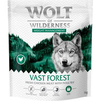Produktbild von Wolf of Wilderness Explore The Vast Forests Weight Management Hundefutter Huhn getreidefrei 4 x 1 kg