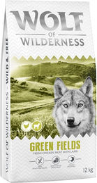 Produktbild von Wolf of Wilderness Green Fields Hundefutter Adult Lamm getreidefrei 12 kg