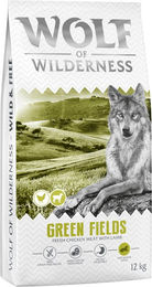 Produktbild von Wolf of Wilderness Green Fields Hundefutter Senior Lamm Getreidefrei 12 kg