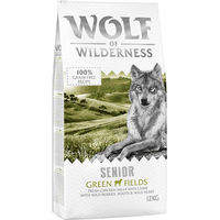 Produktbild von Wolf of Wilderness Green Fields Hundetrockenfutter Senior Lamm getreidefrei 24 kg - 2 x 12 kg