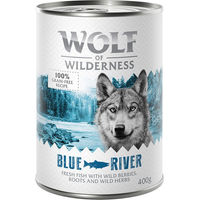 Produktbild von Wolf of Wilderness Hundefutter Adult Fisch Getreidefrei 24 x 400 g - 24 x 400 g