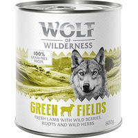 Produktbild von Wolf of Wilderness Hundefutter Adult Lamm Getreidefrei Sparpaket 24 x 800 g - 6 x 800 g