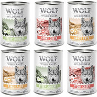Produktbild von Wolf of Wilderness Hundefutter Adult Mixpaket mit frischem Geflügel getreidefrei 6 x 400 g - 6 x 400 g