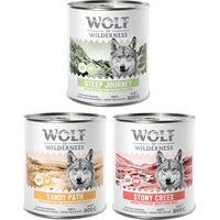 Produktbild von Wolf of Wilderness Hundefutter Adult Mixpaket mit frischem Geflügel getreidefrei 6 x 800 g - 6 x 800 g