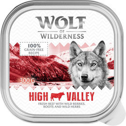 Produktbild von Wolf of Wilderness Hundefutter Adult Single Meat Rind Getreidefrei 24 x 300 g Schalen - 24 x 300 g