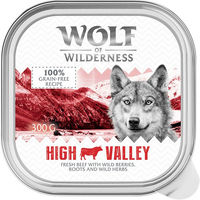 Produktbild von Wolf of Wilderness Hundefutter Adult Single Meat Rind Getreidefrei 24 x 300 g Schalen - 24 x 300 g