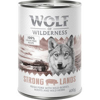 Produktbild von Wolf of Wilderness Hundefutter Adult Single Meat Schwein Getreidefrei 24 x 400 g - 24 x 400 g
