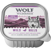 Produktbild von Wolf of Wilderness Hundefutter Adult Wild Hills Ente Getreidefrei 6 x 300 g Schalen
