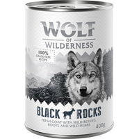 Produktbild von Wolf of Wilderness Hundefutter Adult Ziege Getreidefrei mit hohem Fleischanteil 24 x 400 g - 24 x 400 g