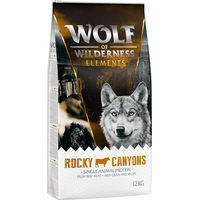 Produktbild von Wolf of Wilderness Hundefutter Rind Single Meat Sensitiv Rocky Canyons Getreidefrei Monoprotein 12 kg - 12 kg