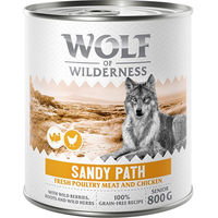 Produktbild von Wolf of Wilderness Hundefutter Senior Geflügel mit Huhn getreidefrei 6 x 800 g - 6 x 800 g