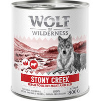 Produktbild von Wolf of Wilderness Hundefutter Senior Geflügel mit Rind getreidefrei 6 x 800 g - 6 x 800 g