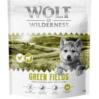 Produktbild von Wolf of Wilderness Junior Green Fields Hundefutter Lamm mit Huhn getreidefrei 1 kg