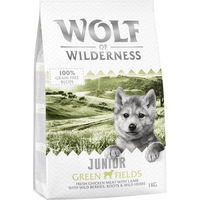 Produktbild von Wolf of Wilderness Junior Green Fields Hundefutter Lamm mit Huhn getreidefrei 5 x 1 kg - 1 kg