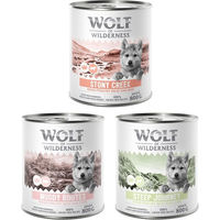 Produktbild von Wolf of Wilderness Junior Hundefutter Geflügel Getreidefrei Mixpaket 6 x 800 g
