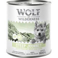 Produktbild von Wolf of Wilderness Junior Hundefutter Geflügel mit Lamm getreidefrei 6 x 800 g - 6 x 800 g