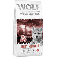 Produktbild von Wolf of Wilderness Junior Ruby Midnight Hundefutter Rind und Kaninchen getreidefrei 12 kg - 12 kg