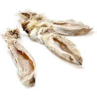 Produktbild von Wolf of Wilderness Kaninchenohren mit Fell Naturkauartikel getreidefrei 200 g