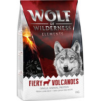 Produktbild von Wolf of Wilderness Lamm Single Meat Sensitiv Fiery Volcanoes Getreidefrei Monoprotein Hundefutter 1 kg - 1 kg