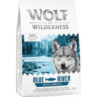 Produktbild von Wolf of Wilderness MINI Blue River Getreidefreies Hundefutter Lachs 1 kg