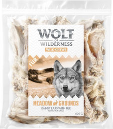 Wolf of Wilderness Naturkauartikel Kaninchenohren mit Fell 2 x 400 g getreidefrei – Bild 1 von 1
