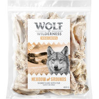 Produktbild von Wolf of Wilderness Naturkauartikel Kaninchenohren mit Fell 2 x 400 g getreidefrei