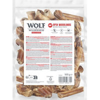 Produktbild von Wolf of Wilderness Ochsenziemerstücke Open Woodlands Kausnack für Hunde getreidefrei monoprotein 500g
