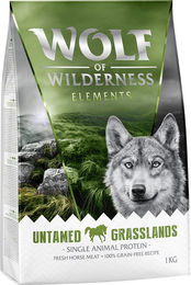 Produktbild von Wolf of Wilderness Pferd Sensitiv Untamed Grasslands Monoprotein Getreidefrei Adult 5 x 1 kg - 5 x 1 kg
