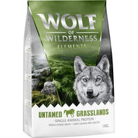 Produktbild von Wolf of Wilderness Pferd Sensitiv Untamed Grasslands Monoprotein Getreidefrei Adult 5 x 1 kg - 5 x 1 kg