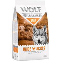 Produktbild von Wolf of Wilderness Probierbeutel Soft Wide Acres Huhn getreidefrei halbfeuchtes Hundefutter Adult 350 g