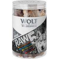 Produktbild von Wolf of Wilderness RAW Snacks gefriergetrocknete Belohnungssnacks RAW5 Mix getreidefrei 3 x 150 g - 3 x 150 g
