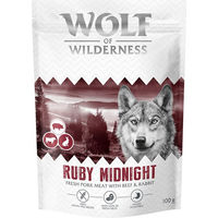 Produktbild von Wolf of Wilderness Ruby Midnight Hundefutter Rind und Kaninchen Adult Getreidefrei 100 g