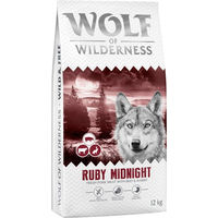 Produktbild von Wolf of Wilderness Ruby Midnight Hundefutter Rind und Kaninchen getreidefrei 2 x 12 kg