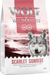 Produktbild von Wolf of Wilderness Scarlet Sunrise Hundefutter Adult Lachs und Thunfisch getreidefrei 1 kg - 1 kg