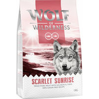 Produktbild von Wolf of Wilderness Scarlet Sunrise Hundefutter Adult Lachs und Thunfisch getreidefrei 1 kg - 1 kg