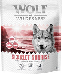 Produktbild von Wolf of Wilderness Scarlet Sunrise Hundefutter Lachs & Thunfisch getreidefrei 1 kg