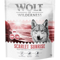 Produktbild von Wolf of Wilderness Scarlet Sunrise Hundefutter Lachs & Thunfisch getreidefrei 1 kg