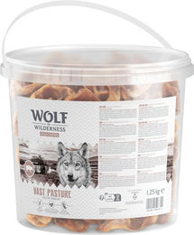 Produktbild von Wolf of Wilderness Schweineohrmuscheln Vast Pasture Monoprotein und getreidefrei 1,25 kg