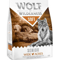 Produktbild von Wolf of Wilderness Senior Hundefutter Huhn getreidefrei Monoprotein 1 kg - 5 x 1 kg
