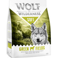 Produktbild von Wolf of Wilderness Soft Green Fields Hundefutter Lamm und Huhn getreidefrei 1 kg - 5 x 1 kg