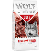 Produktbild von Wolf of Wilderness Soft High Valley Hundefutter Rind getreidefrei 2 x 12 kg - 2 x 12 kg